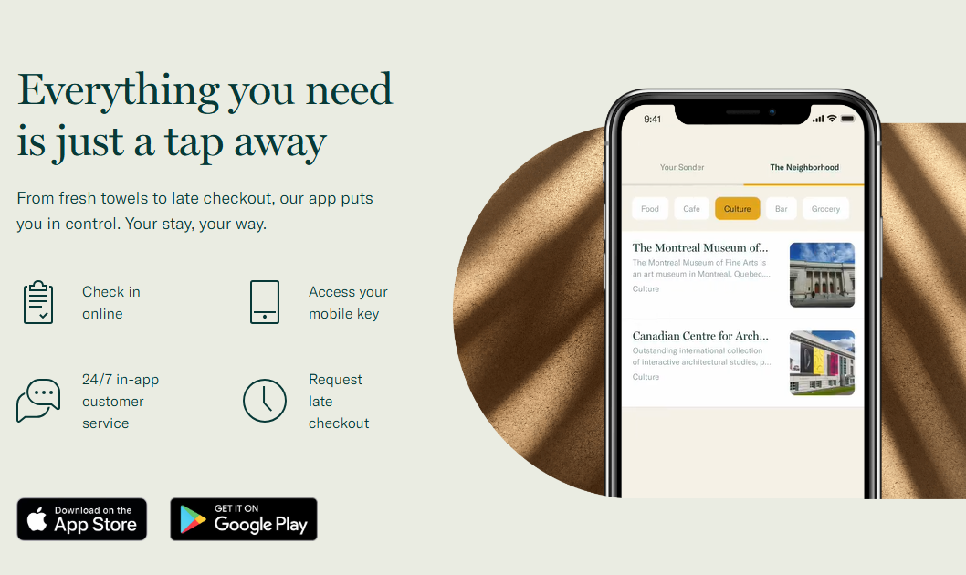 another screenshot of sonder website
